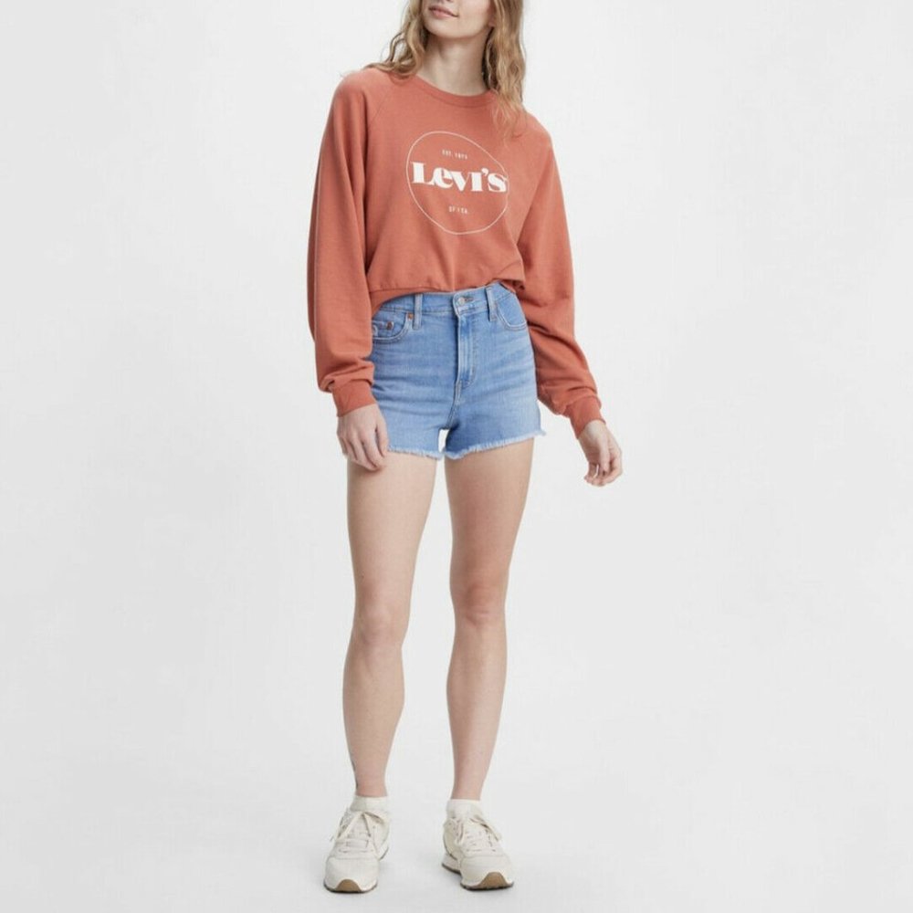 Levi's Womens High Rise Hot Shorts-Tribeca Scoop